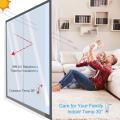 90x500 Cm Heat Blocking Window Film Anti-UV One Way Privacy Self-adhesive Home Window Tint,Screen Stickers,Silver