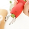 1PC Kitchen Accessories Tools Metal Gadgets Strawberry Sheller Tomato Top Leaf Remover Making Fruit Cake Cutters Creative Knives