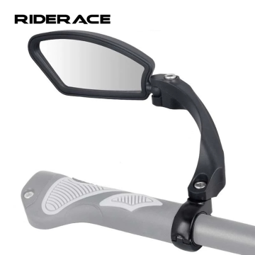 Bicycle Mirror 360 Degree Rotate MTB Road Bike Rearview Handlebar Mount Flexible Safety Cycling Back Mirror Folded Blind