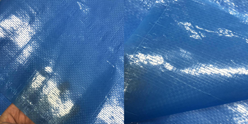 190g transparent blue pond liner