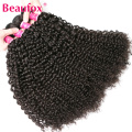 Beaufox 1/3/4 Kinky Curly Hair Bundles Brazilian Hair Weave Bundles Remy Curly Human Hair Bundles 8-30 Inches Hair Extensions