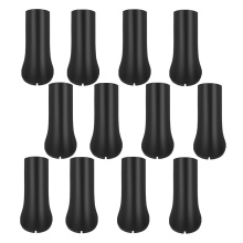 12 pieces Nordic Walking Pole Trekking Pole Tip Protectors Rubber Pads Buffer Replacement Tips End for Hiking Stick