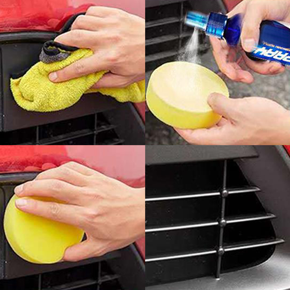 100ml Plastic Parts Retreading Restore Agent Wax Instrument Reducing Agent Accessories Auto Interior Car Cleaner