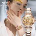 OUPINKE Women watch Set Waterproof Automatic Mechanical watch Female Ceramic watch Gift for Women Wristwatches