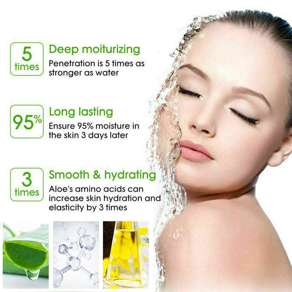 99% Aloe Soothing Gel Aloe Vera Gel Skin Care Remove Acne Moisturizing Hydrating Day Cream Sunscreen Aloe Gel Skin Care 200ml