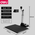 Deli 15151# 10 mega pixels high definition OCR visual presenter A3 office documents Automatic Focusing fast visual presenter