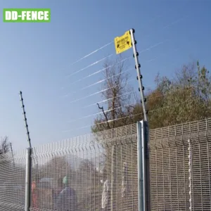 High Voltage Pulse Electric Fencing for Prison Border