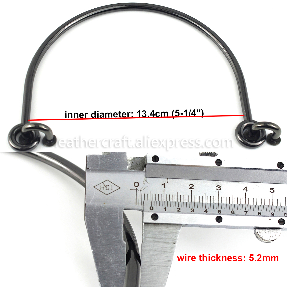 1x Metal U-ring Bag Handle buckle Strap Replacement Handbag Luggage Purse DIY Hardware Accessories