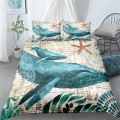 ancient marine octopus duvet cover set king queen double full twin single size bed linen set