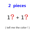 2 pieces tell color