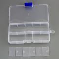 New 10 Slots Cells Colorful Portable Jewelry Tool Storage Box Container Ring Electronic Parts Screw Beads Organizer Plastic Case
