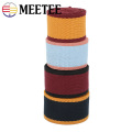 Meetee 4M 38MM Polyester Cotton Webbing Luggage Backpack PP Polypropylene Strap DIY Bag Tape Garment Belt Decoration Accessories