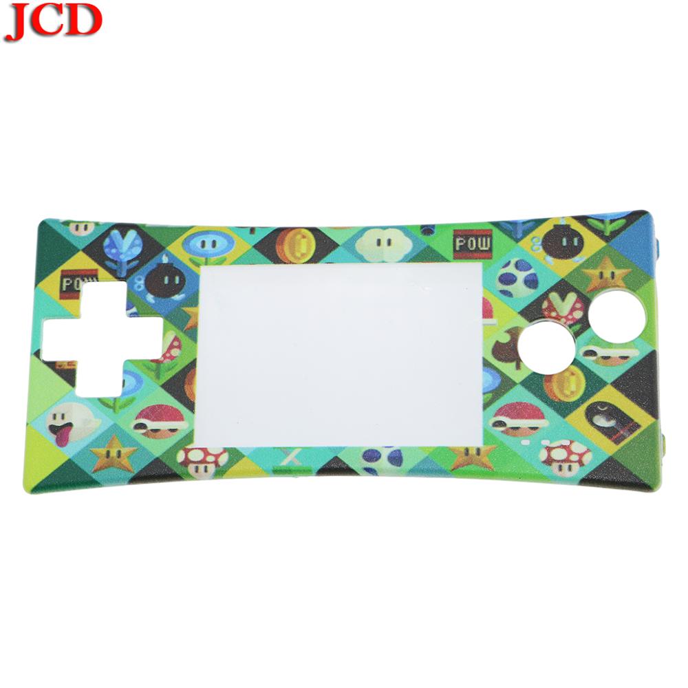 JCD 14PCS For Halloween Front Shell Faceplate Case Lens Cover For Nintendo case cover for Gameboy Micro for GBM Front Panel