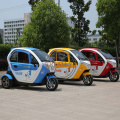 Fully Enclosed Electric Adult Tricycle Three Wheels Passenger Vehicles Tuk Tuk Car with Lithium Battery Custom Logo