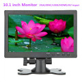 10.1" HD1024*600 LCD monitor Car monitor Home security monitor PC /TV Display built-in speaker Support VGA/BNC/USB/HDMI/AV input