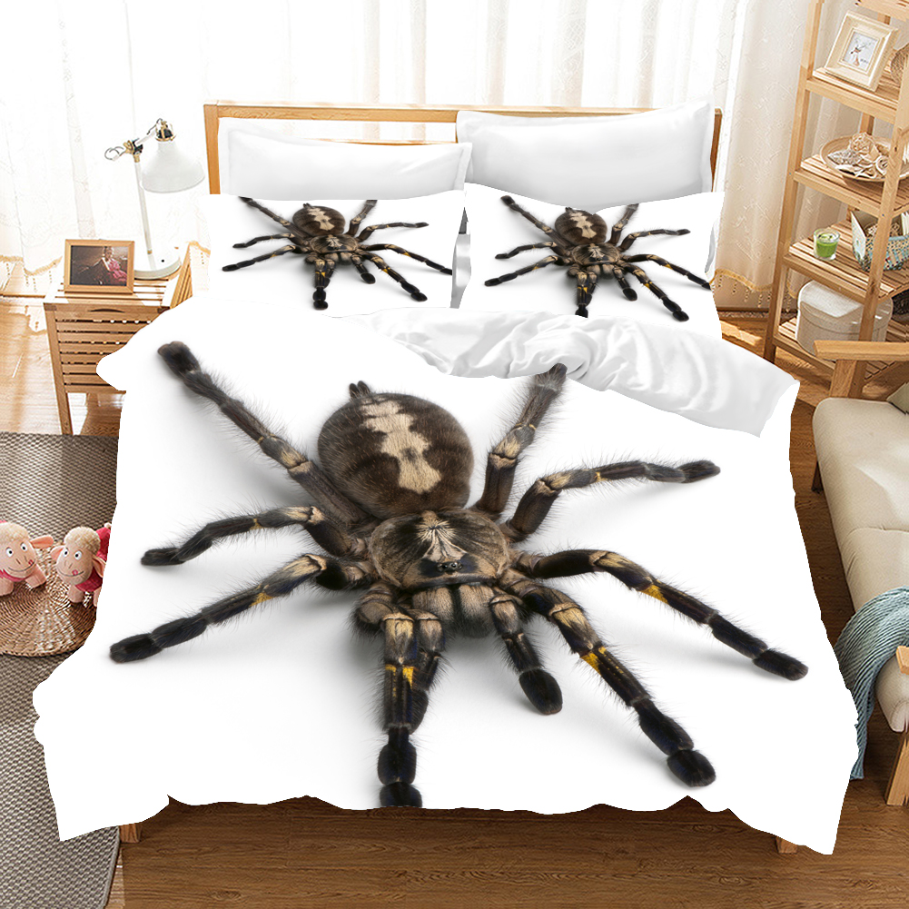 2021Design Spider Printing Duvet Cover Alpaca King Queen Bedding Sets Kids Boys Girls Bed Set Game Quilt Comforter Covers