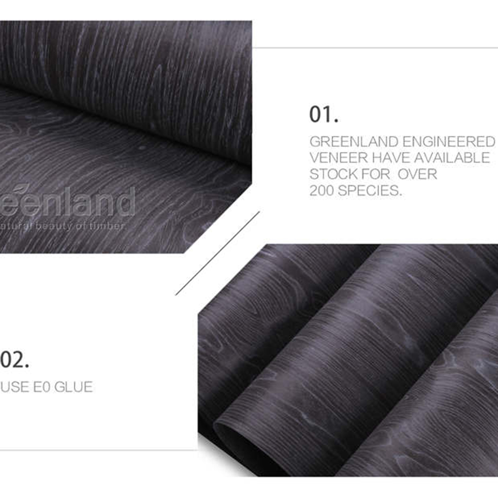 GREENLAND Silver OAK Engineered Wood Veneers size 250x58 cm Flooring Furniture bedroom