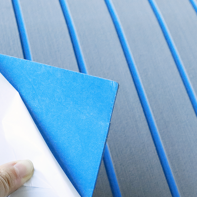EVA marine flooring sheet installed on boat deck