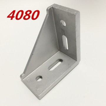 5pcs/lots 4080 corner fitting angle aluminum 78 x 78 L connector bracket fastener match use 4080 industrial aluminum profile