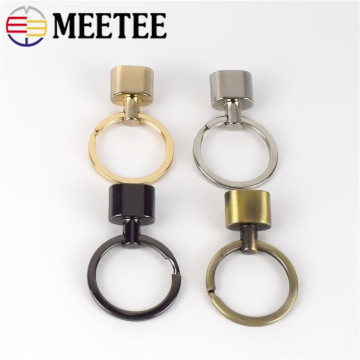 4/10/20pcs 14mm O Ring Keychain Metal Hanger Buckles for Webbing Cord End Clasps Key Split Rings DIY Hardware Accessories