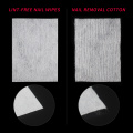 100Pcs Lint-Free Nail Wipes Napkin For Manicure Nail Gel Polish Removal Wraps Cotton Nail Polish Remover Nail Art Tools