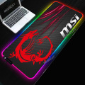 MRGBEST MSI Mouse Pad LED RGB Big Size XXL Gamer Anti-slip Rubber Pad Play Mats Gaming for Keyboard Laptop Computer PC