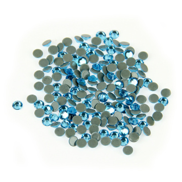 ss10 Aquamarine 500Gross Machine Cut Factory Price Light Super Bright DMC Hotfix Rhinestones Free Shipping