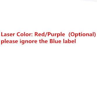 Deek-Robot 532nm 303 Red/Purple Light Laser Pointer Pen Adjustable Focus Visible Beam 5mw