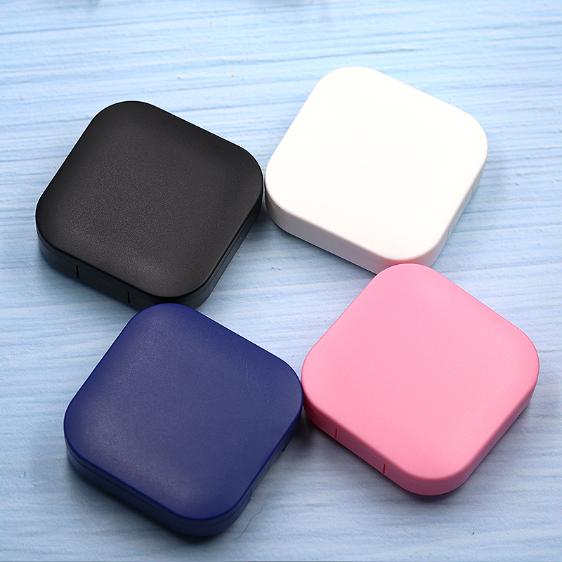 COLOUR_MAX Plastic Contact Lens Case Travel Kit Easy Take Container Holder