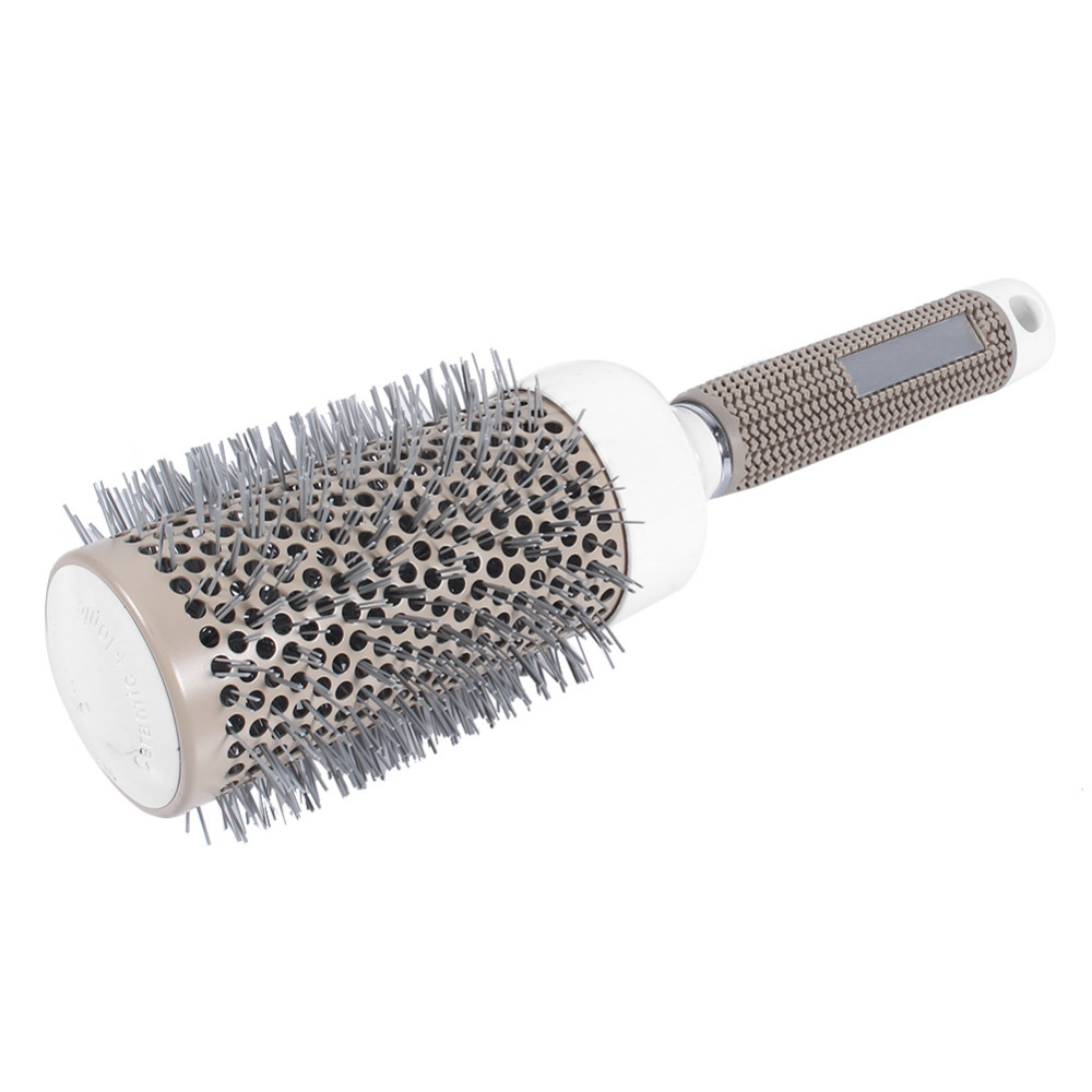 5pcs/set Hair Brush Nano Hairbrush Thermal Ceramic Ion Round Barrel Comb Hairdressing Hair Salon Styling Drying Curling comb