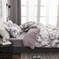 Printed Marble 6 Colors Bedding Set Quilt Cover Sheets 2/3Pcs Covers King Queen Size Bedlinen High Quality Comforter Bedclothes