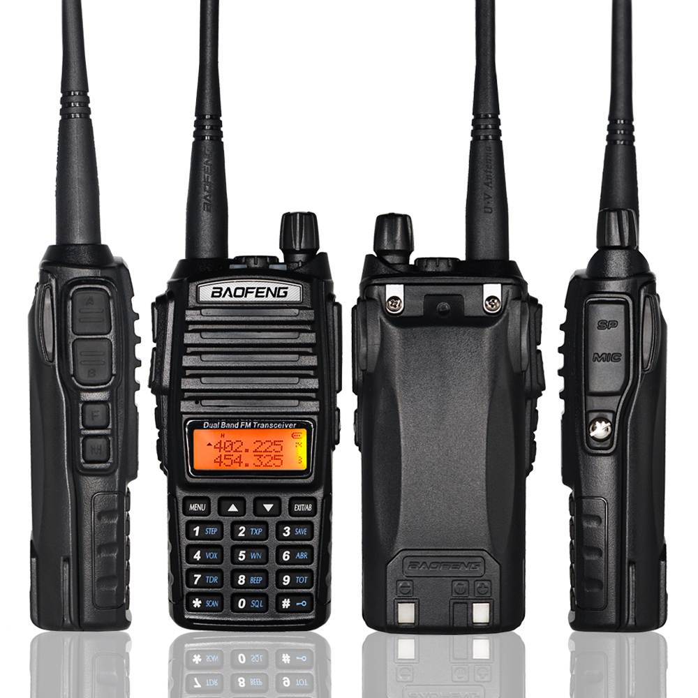 Tri-power Baofeng UV-82 8W High Power Walkie Talkie Dual Band VHF/UHF Portable Two Way Ham CB Radio UV82 Amateur UV 82 intercom