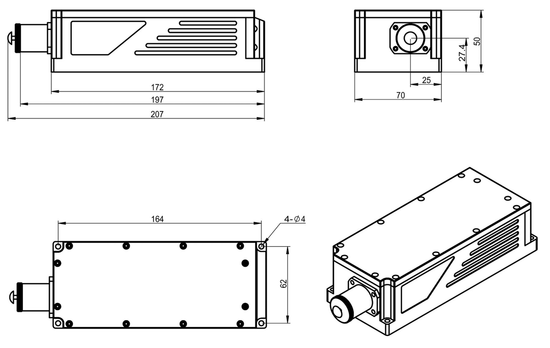 320nm 30mW laser