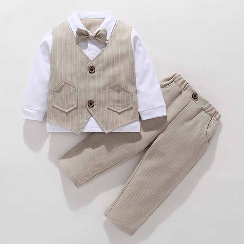 Wedding Boys Suits Set Formal Kids Blazer Toddler Boy Suits Best Design Suit for Boy Costume Baby Boy Outfits Children Clothes