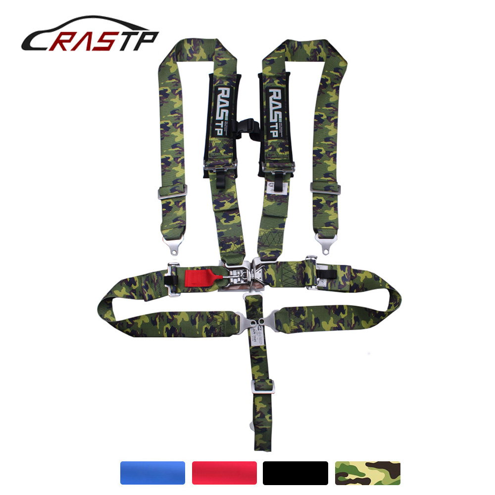 RASTP- 3 Inch 5 point Universal Latch Link Car Auto Racing Sport Seat Belt Safety Racing Harness RS-BAG038-TP