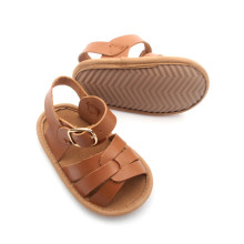 Striped Leather Summer Boys Baby Sandals