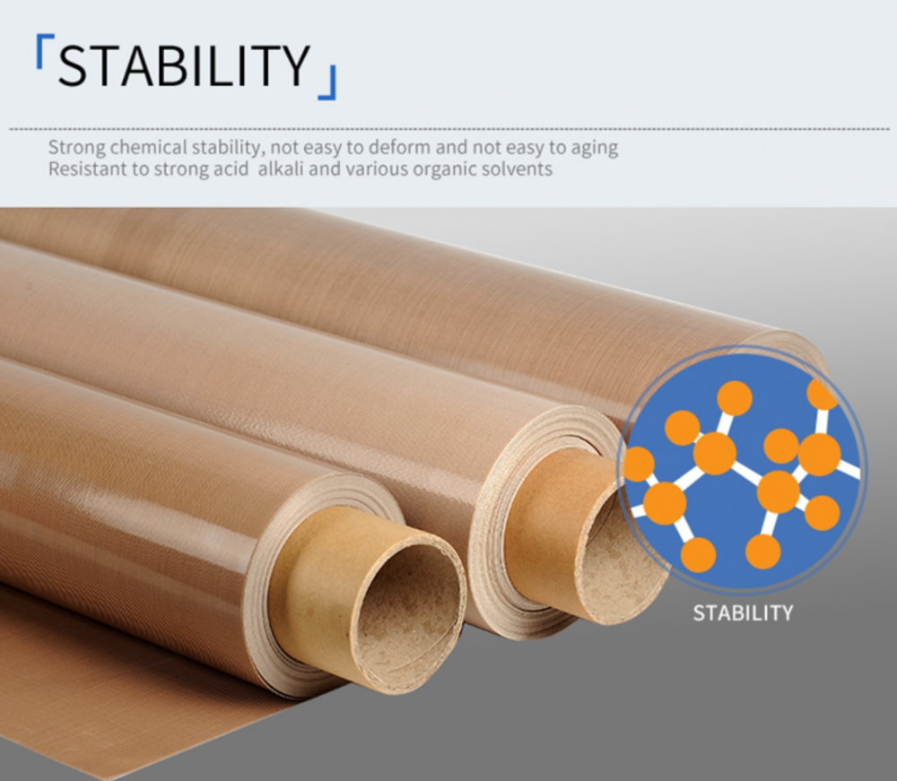 No-stick Heat Resistant PTFE Fabric