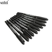 VODOOL 10pcs Markers Pen Black Double Head Permanent Ink Waterproof Pen Liner Art Pen Drawing Stationery Office Supplies Marker