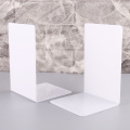 2Pcs White Acrylic Bookends L-shaped Desk Organizer Desktop Book Holder School Stationery Office Accessories Dropship