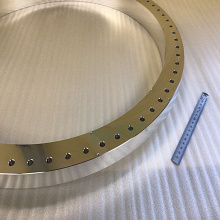 Large machining flange sleeve and parecision sealing ring