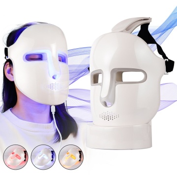 Triangle Design 3 Colors LED Facial Mask Photon Light Therapy Anti-aging Anti Acne Wrinkle Removal Skin Tighten Skin Care Tools