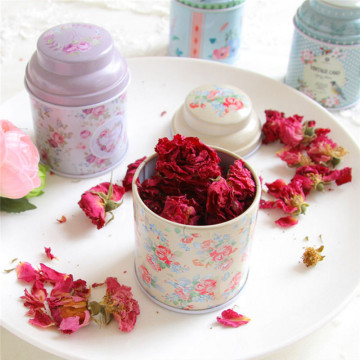 Kitchen Home Decor Metal Floral Coffee Tea Sugar Candy Container Jar Can Tin Sorage Box Home Accessories New