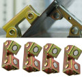 4pcs Magnetic V-Type Clamps V-Shaped Welding Holder Welding Fixture Adjustable Magnetic V-Pads Hand Tools Metal Working Tool