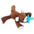 Emmababy Cartoon Infant Baby Silicone Pacifiers With Plush Animal Toy Doll Baby Nipple 9 Colors