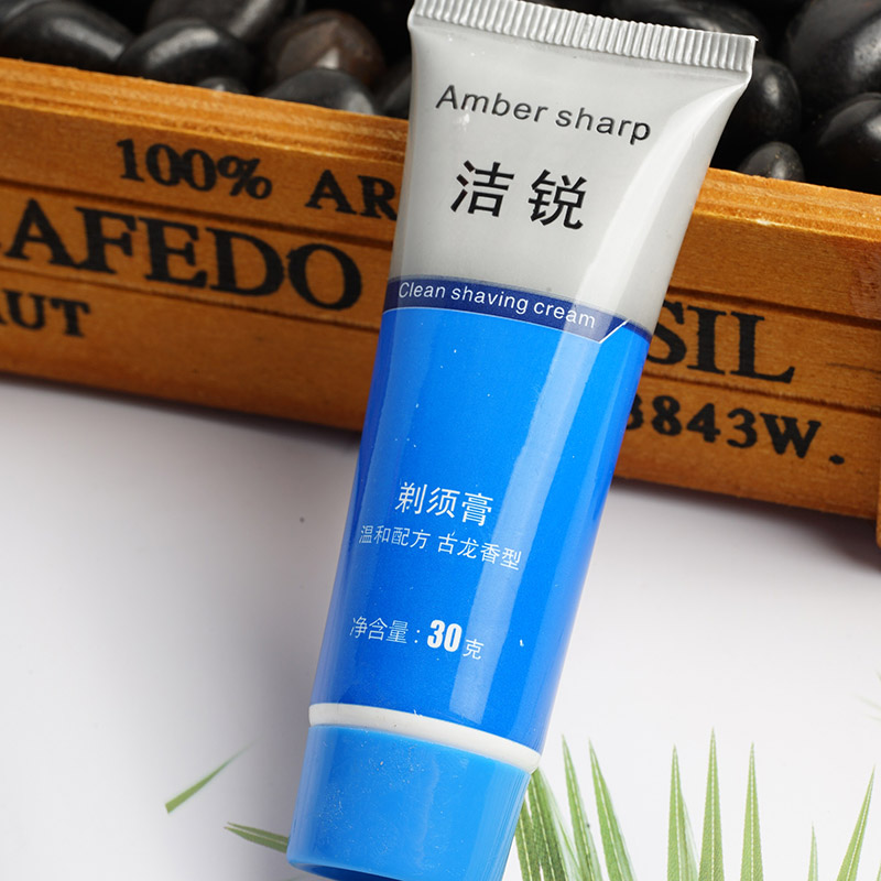 30g Shaving Cream Suitable For All Skin Shaving Foam Manually Soften Beard Reduce Friction Shaving Cream Deionized Water