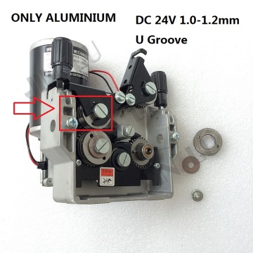 ONLY for Aluminium Wire 76ZY-04 Mig Wire Feeder Motor Feeding Machine DC24 1.0-1.2mm 2.0-21m/Min 1PK MIG MAG Welding Machine