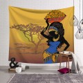 Hippie Decor Tapestry African Woman Wall Hanging Tapestry Polyester Blanket Art Wall Carpet Home Background Decorative Yoga Mat