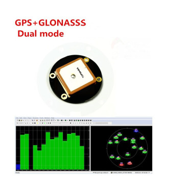 Dual-mode GPS GLONASS compass geomagnetic HMC5883 chipUAV GPS GLONASS module M8030-KT GNSS chip design freepostage UART 3.3V-5V