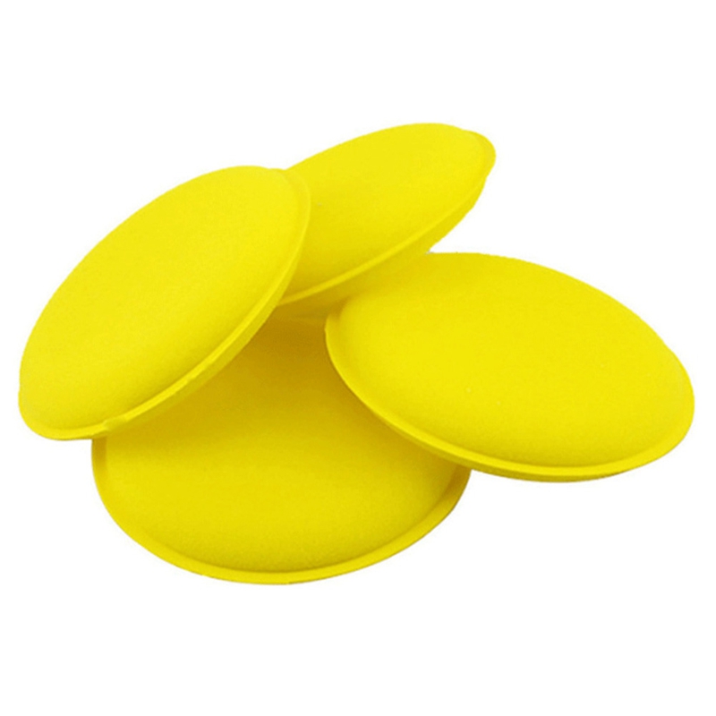 New 12pcs Waxing Polish Wax Foam Sponge Applicator Pad Cleaning Car High Density Thick Polishing Sponge Car Waxing Sponge