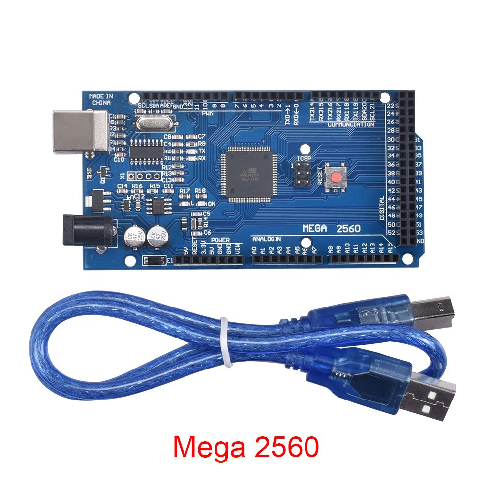 Mega 2560 R3 Mega 2560 REV3 ATmega 2560-16AU Board + USB Compatible For MKS GEN V1.4/BIGTREETECH GEN V1.0/ Ramps 1.4 Ramps 1.5